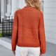 thumbnail image 5 of Puntoco Suéter Moda Mujer Casual Color Sólido Cuello Redondo Suéter De Punto Liquidación De Navidad Puntoco Puntoco-2502, 5 of 8