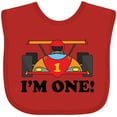 thumbnail image 3 of Inktastic Race Car 1st Birthday Boys Baby Bib, 3 of 4