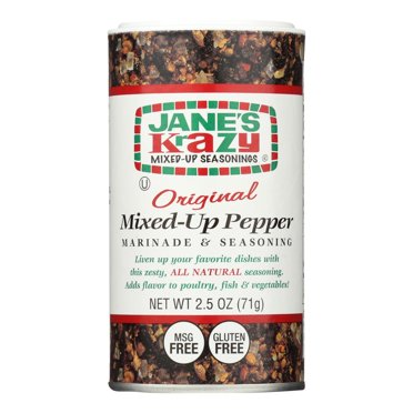 Janes Krazy Mixed Up Seasoning Salt, 4 Ounce with Herbs, Spices ...