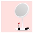 thumbnail image 2 of Led Light Makeup Mirror Storage LED Face Mirror Adjustable Touch Dimmer USB Led Vanity Mirror Table Desk Cosmetic Mirror ,Widely Use, 2 of 7