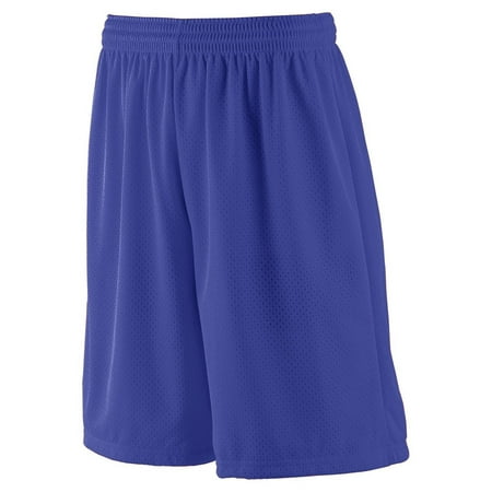 Augusta Sportswear - Augusta 849 Youth Long Tricot Mesh Short -Purple ...
