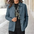 thumbnail image 1 of Cardigans pour Femmes - Manches Longues Tricotées Bouton Mode Automne 2023 Gris, 1 of 6