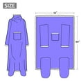 thumbnail image 7 of Catalonia Wearable TV Blanket with Sleeves Arms & Feet pockets for Adult Micro Plush Fleece Large Wrap Throw Robe 68" x 53", 7 of 7