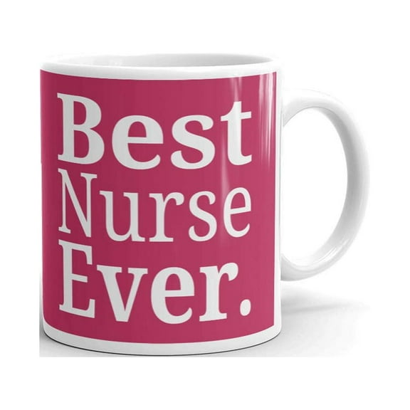 Best Nurse Ever School Registered Coffee Tea Ceramic Mug Office Work Cup Gift