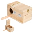 thumbnail image 4 of Jaula incubadora para pájaros, caja de cría de pájaros, casa de madera para pájaros, suministros para mascotas, lo mejor en su clase, 4 of 12