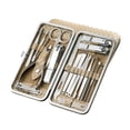 thumbnail image 1 of Cortaúñas, set de cuidado personal, set de herramientas de manicura, regalos portátiles, cortaúñas para uñas de los pies, set para hombres, viajes, padres, lugar de trabajo amarillo, 1 of 9