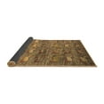 thumbnail image 2 of Ahgly Company Indoor Round Abstract Brown Modern Area Rugs, 8' Round, 2 of 4