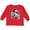 Red, variant on Inktastic Soccer Ball Boys or Girls Long Sleeve Toddler T-Shirt