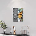thumbnail image 2 of Graffiti Butterfly Decor Canvas graffiti butterfly Wall Art colorful butterfly Canvas Prints Painting Butterfly Decorations Framed Artwork for Bathroom Living Room Bedroom 12"x16", 2 of 6