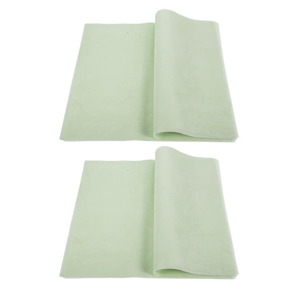 Raindrops  100 Sheets Flower Wrappings Materials Creative Present Tissue Paper Bride Light Green