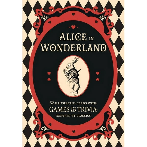 Alice in Wonderland : A literary card game: 52 illustrated cards with games and trivia (Cards)