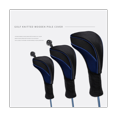 thumbnail image 2 of Golf Club Set Head Set Wood Club Cover Breathable Mesh Fabric 1/3/5/ Cap Cover Head Cap Set Golf Parts, 2 of 8