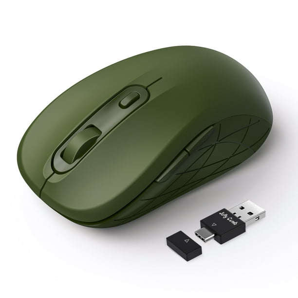 Wireless Mouse,Jelly Comb USB C Mouse,Silent Ergonomic Mouse,Computer Mouse with 3 for Mac OS Windows Laptop MS048 - Walmart.com