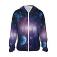 thumbnail image 1 of Balery Planets Stars And Galaxies1 Sudadera ligera de manga larga con capucha y protección solar UPF 50+ para hombre y mujer, ideal para pesca y running-3X-Large, 1 of 7