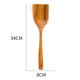 thumbnail image 4 of Cuchara de cocina de madera de acacia tailandesa sin pintura, ideal para cocinar y servir sopas, duradera y ecológica., 4 of 7