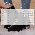 OKBOP Women's Moccasin Ankle Boots Lace-Up Zip-Up Block Low Heel Round ...