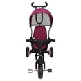 thumbnail image 2 of Triciclo One Click Bebeglo Con Asa de Empuje Rosa Fucsia, 2 of 4