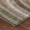thumbnail image 6 of Addison Rugs Mayfield Premium Machine Washable Transitional Stripes Chocolate Rectangle Rug, 8' x 10', 6 of 7