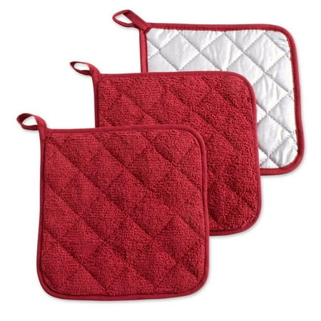 

Barn Red Terry Pot Holder Set of 3