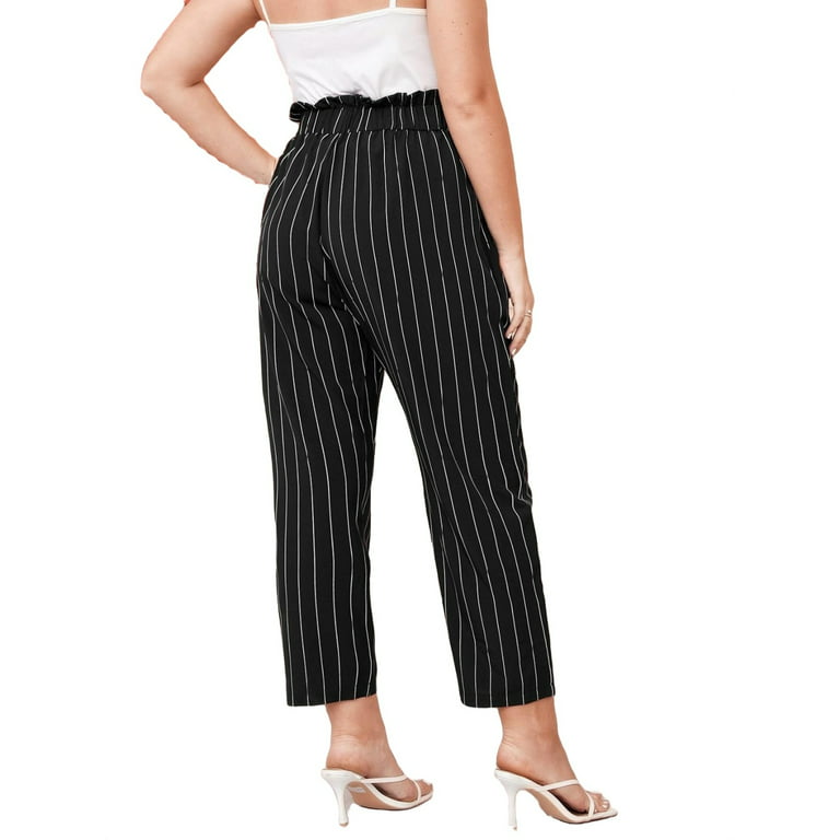 RYRJJ Plus Size Wide Leg Pants for Women Work Business Casual High