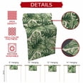 thumbnail image 5 of Green Tropical Leaves Table Runner 90 Inches Long,Farmhouse Summer Leaf Plants Cotton Linen Table Runners Dresser Scarves,Fabric Tabletop Scarf Furniture Cover for Home Dinner Party 13"x90", 5 of 9