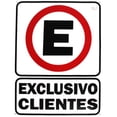 thumbnail image 1 of CARTEL ESTACIONAMIENTO EXCLUSIVO CLIENTES LICA CARTEL 104, 1 of 2