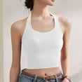 thumbnail image 5 of Bra for Women with Hanging Neck Design, Removable Chest Pads, Backless Suspender Style, Seamless Stretch Polyester, Four-Season Wear, Daily Use, 5 of 5
