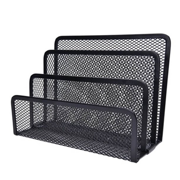 Virtual Warehouse Black Grid Stationery File Storage Rack Tray Hosted ...