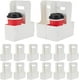 thumbnail image 1 of 25 unidades de asas blancas para vasos de 2 tazas, portavasos de cartón para café, 1 of 6