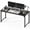 Black, variant on Gianna 31" Computer Desk for Small Spaces, Modern Writing Table with Sturdy Frame, Home Office Desk – White