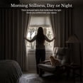 thumbnail image 6 of NICETOWN 100% Blackout Linen Curtains, Birch, 52" W x 84" L, 2‑Panel Set, 6 of 9