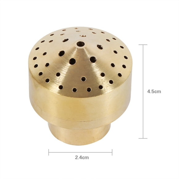 Column Style Fountain Nozzle Durable Brass Column Garden Pond Water Fountain Nozzle Sprinkle Spray Head 1/4''1/2''3/4''1''3/2''2'' (1/2")