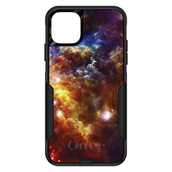 DistinctInk OtterBox Commuter Custom Case for Apple iPhone 15 (6.1" Screen) - Show Your Love of Astronomy - Raised Bezel Screen Guard