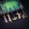thumbnail image 2 of LLavero de God of War 5 Ragnarok, llavero de Mjolnir, martillo de Thor, llavero de hacha de Levitan, cuchillas de Exile, accesorios de juego de Chaos, 2 of 4