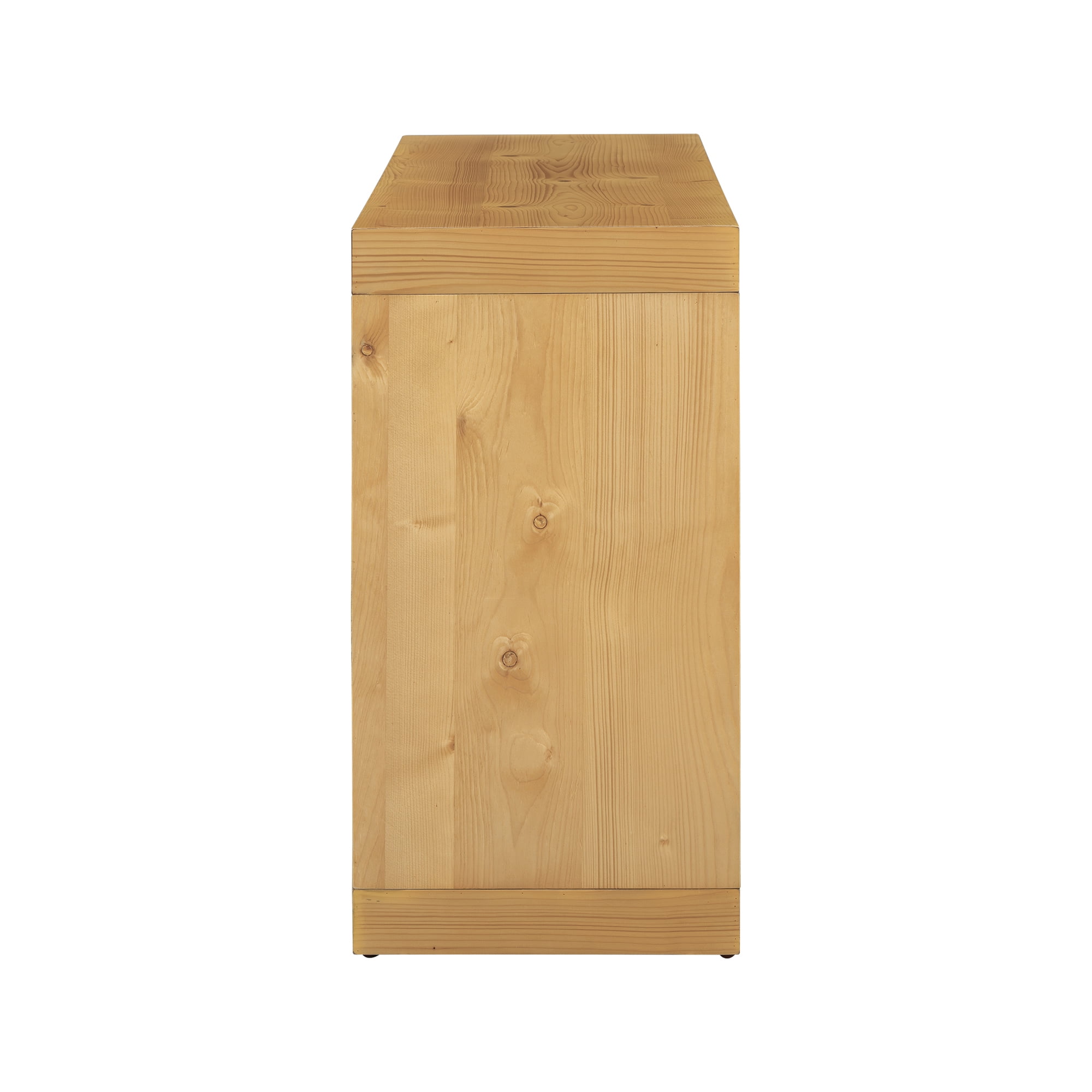 Harper & Bright Designs Minimalist Wood Console Table with Stroage , Modern Narrow Entryway Table with Open Shelf for Hallway and Entryway , Natural