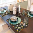 thumbnail image 6 of Placemats Set of 4 / 6, Hockey sticks Dark gray Placemats for Dining Table Indoor/Outdoors Heat Resistant Washable Placemats 18" x 12", 6 of 8