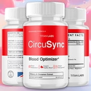 CircuSync Capsules Advanced Formula Blood Support for Health and Wellness Circu Sync 120 Capsules