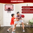 thumbnail image 3 of Canasta de baloncesto interior HYES Mini con luces LED y marcador, 3 of 9