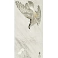 thumbnail image 2 of Koson, Ohara 11x18 Gold Ornate Wood Framed with Double Matting Museum Art Print Titled - Hawk hunting a hare, 2 of 4