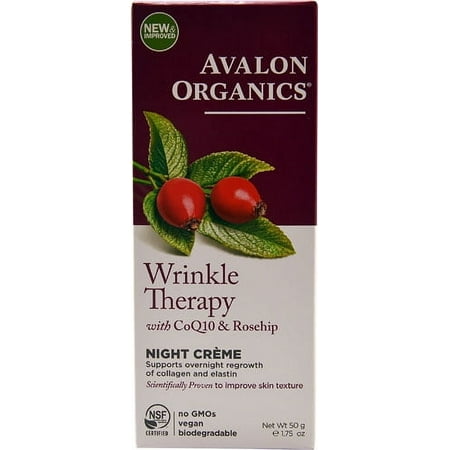 Organics CoQ10 Repair Wrinkle Defense Creme Broad Spectrum SPF15 by Avalon for Unisex - 1.75 oz Cream