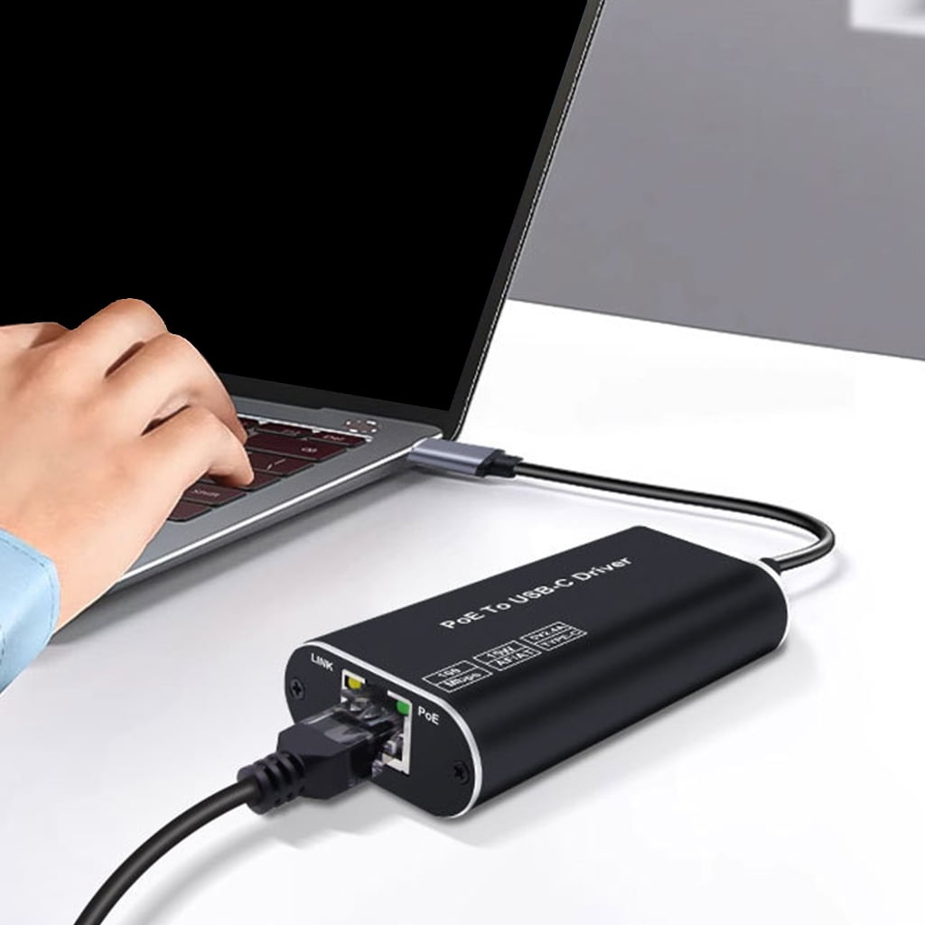 POE to USB C Adapter Converter For Power And Data Transfer Without Other Adapter