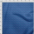 thumbnail image 3 of oneOone Cotton Cambric Blue Fabric Eyelashes|Eye & Lips Face Craft Projects Decor Fabric Printed By The Yard 56 Inch Wide, 3 of 4