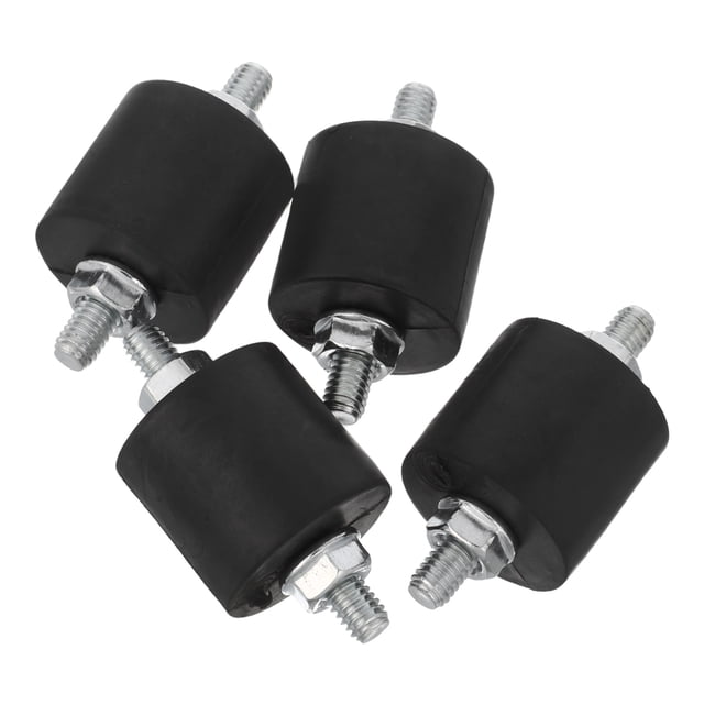 WHAMVOX 4Ud Amortiguadores De Vibración Para Compresor De Aire Con Compacto Color Negro Y Montaje Seguro