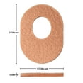 thumbnail image 5 of PrimeMed Pedi-pads Non-Slip 1/8in Corn & Callus Remover with 100 Brown Felt Callus Pads, 100 Count, 5 of 6