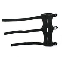 Archery Arm Guard Made of Durable Leather with 3 Adjustable Straps for Safe Protection