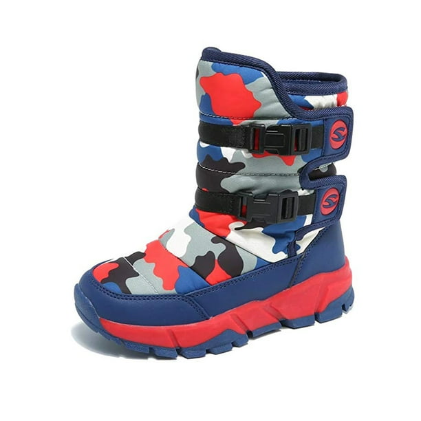 Own Shoe - Boys Snow Boots Winter Waterproof Slip Resistant Cold