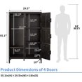 thumbnail image 3 of Yizosh Metal Locker with Lockable Doors, Industrial Steel Storage Lockers for Employees - Locker Storage Cabinets for School, Gym, Home, Office, Garage, 3 of 8