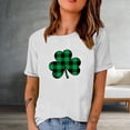 thumbnail image 2 of QIPOPIQ T-Shirts à Manches Courtes pour Femmes à Col Rond St. Patrick's Day T-Shirts T-Shirt Trèfle T-Shirt Vert Hauts St Patricks Day T-Shirts T-Shirt Ample T-Shirts de Vacances T-Shirts Graphiques Aubaines, 2 of 4