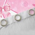 thumbnail image 4 of Castle Fairy Pink Glitter Letter K Curtains Pack of 2 (42x84 Each) for Girls,Kawaii Ribbon Bow Curtains Blackout for Bedroom, 4 of 6