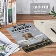 thumbnail image 4 of Fashion Clipboard, A4 Letter Size Wooden Decorative Clipboards, Cute Design, Low Profile Clip with Retractable Hanging Tab, Dachshund Bathtub Printed, Gift for Friends 12.5"x9", 4 of 6